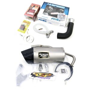 Honda Ruckus Performance Kit for OEM 49cc Motor 2003-2025 - STAGE 2 PSP SS EXHAUST