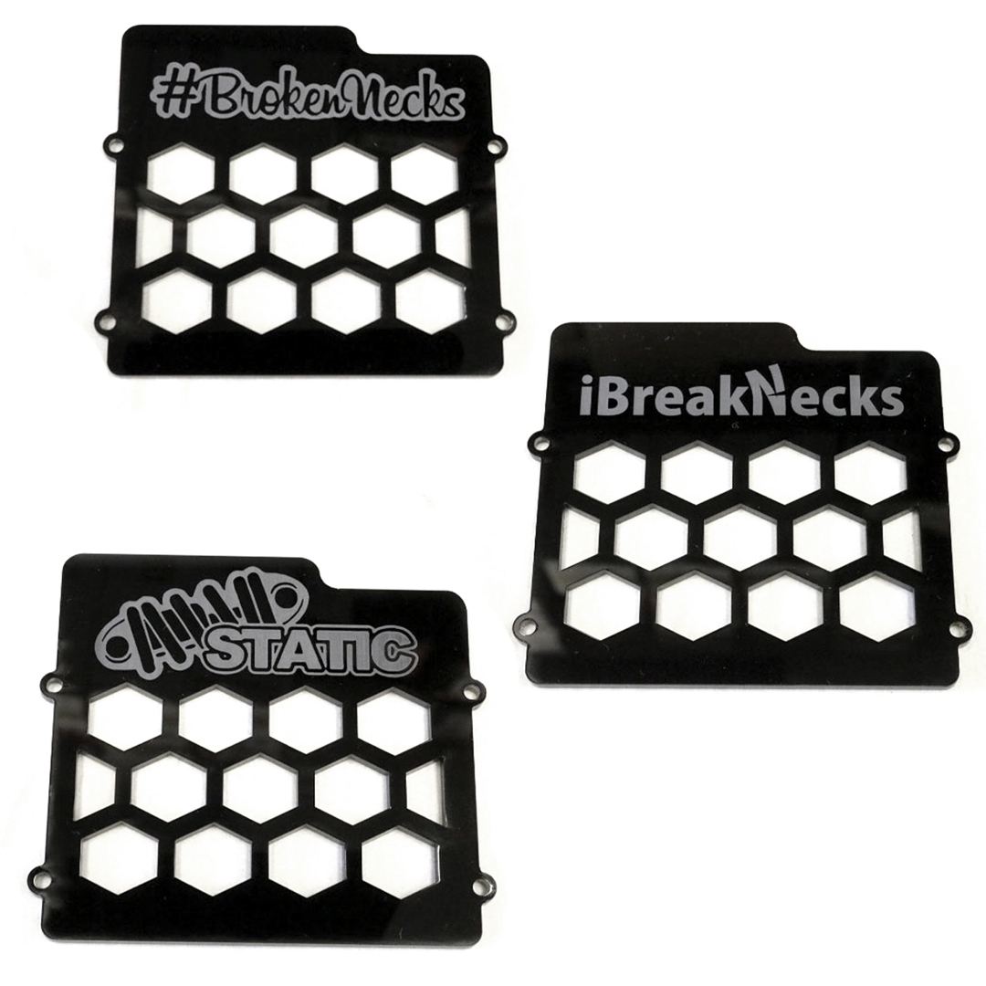 Ruckus / Zoomer Met Smoked Radiator Ghost Cover, 3 designs