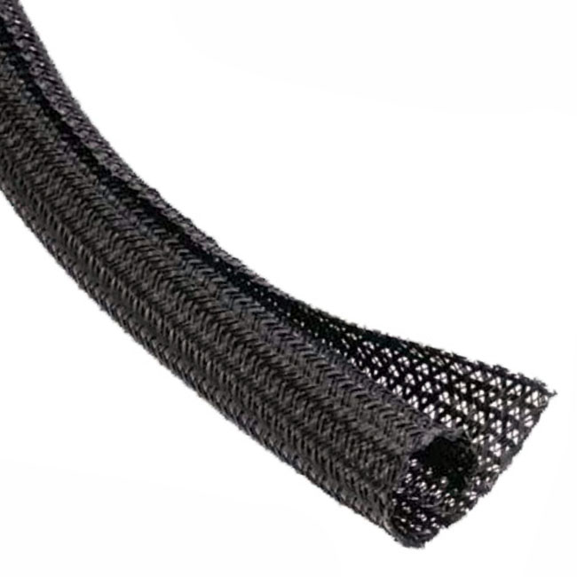 Split Braided Wire Loom CLEAN CUT 1/2 OR 3/4 INCH