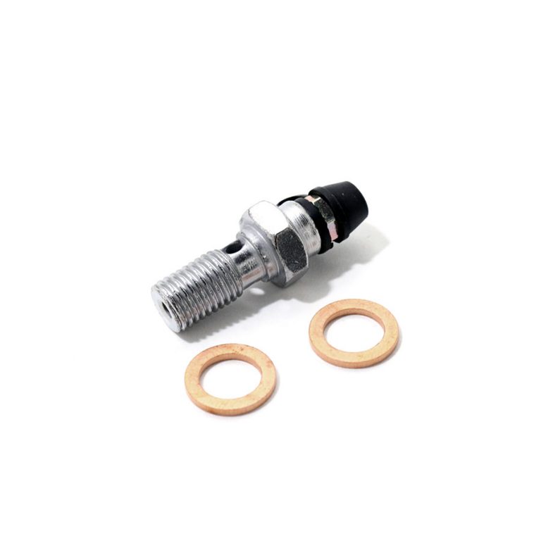 TRS BANJO BOLT W/ BLEEDER BLUE