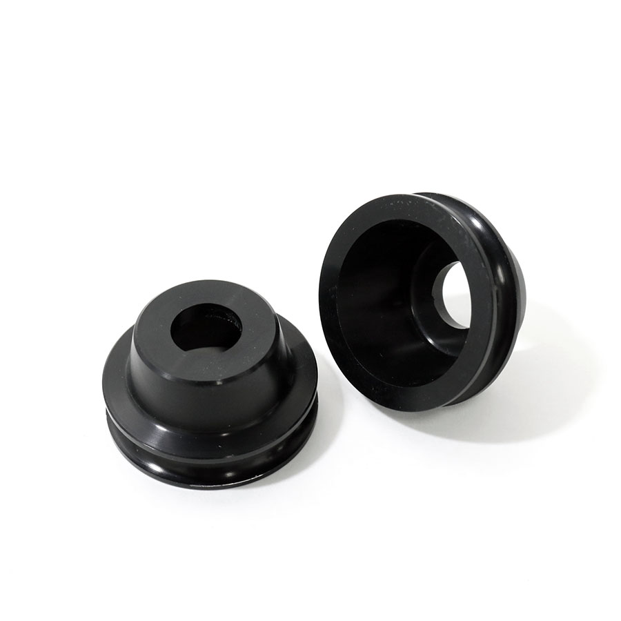 1 Pair BLACK ALUMINUM Axle Spool Kit for Honda Ruckus Zoomer 