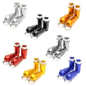Lug nuts extended Forged Aluminum with Concave washers M12X1.5