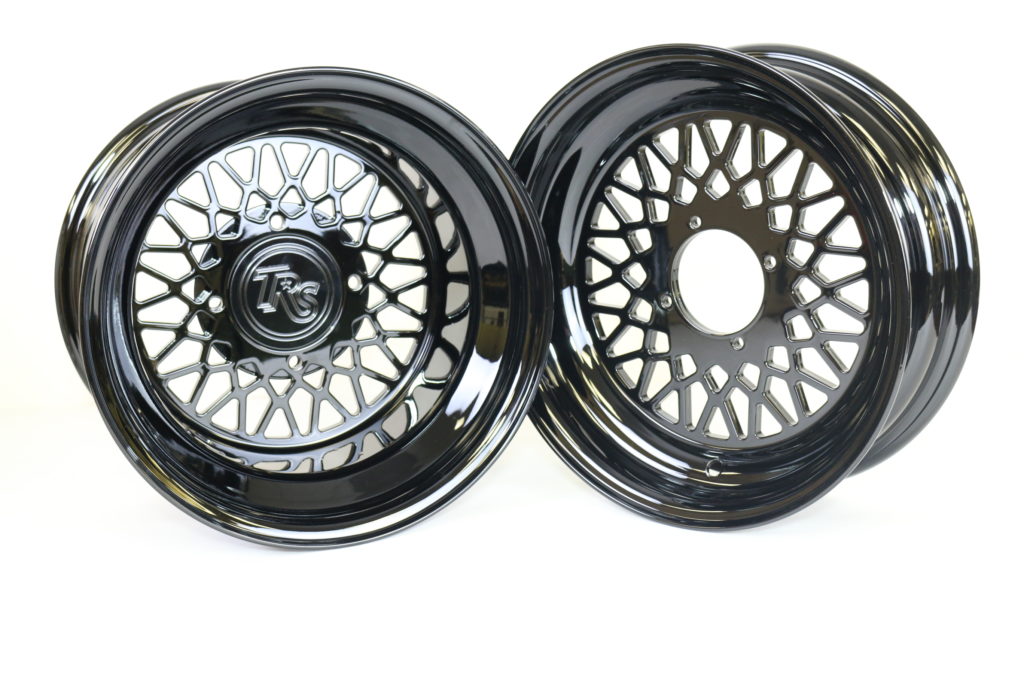 RUCKSHOP SUPERMESH POLISHED WHEEL SET W/ HUB CAP FOR GY6 LIMITED ...