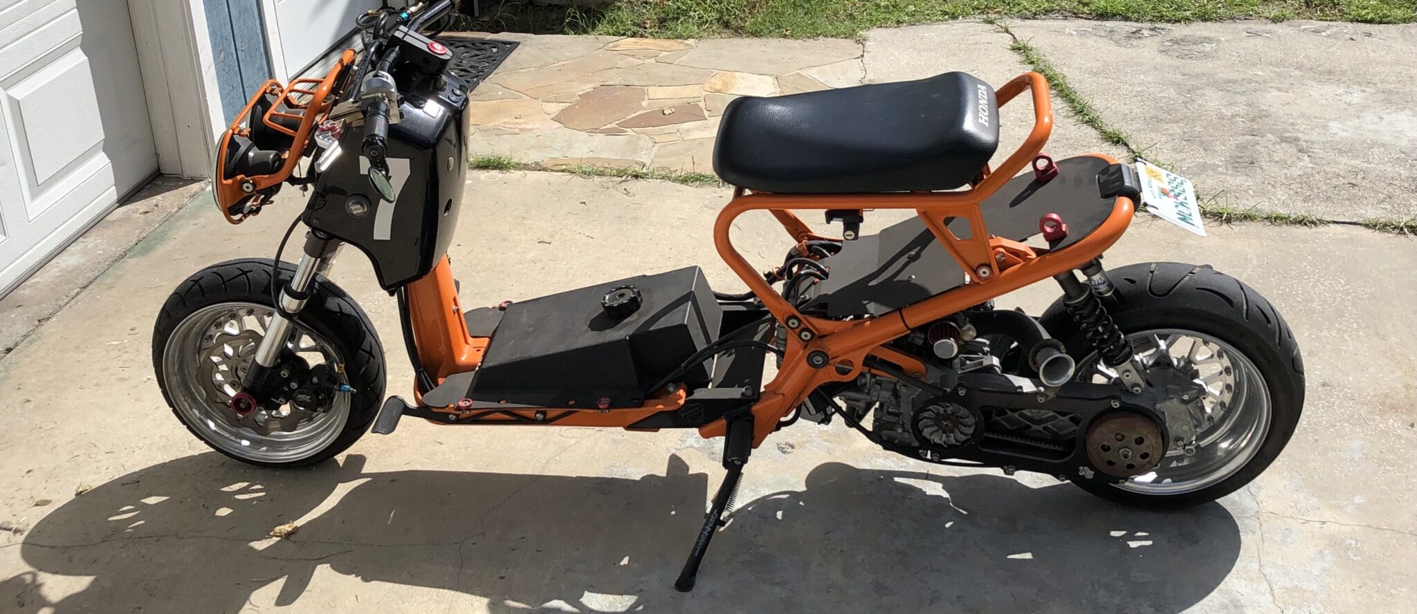 Honda Ruckus Zoomer TRS Aluminum Long Distance Gas Tank The Ruck Shop