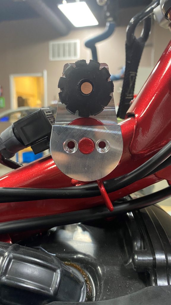 Honda Monkey Billet Tank Riser with Stainless Steel Seat support The