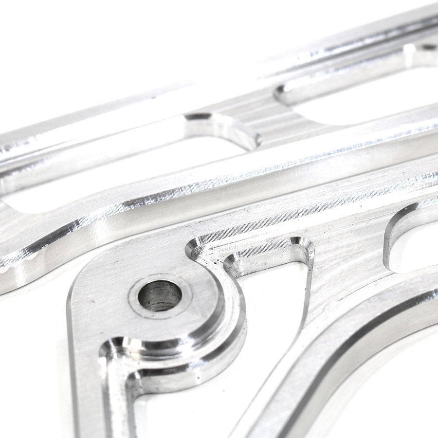 thumbnail image 2 of CNC Billet Silver Step Rails Side Steps For Honda Ruckus GY6 Zoomer AF58 Scooter 2 of 6