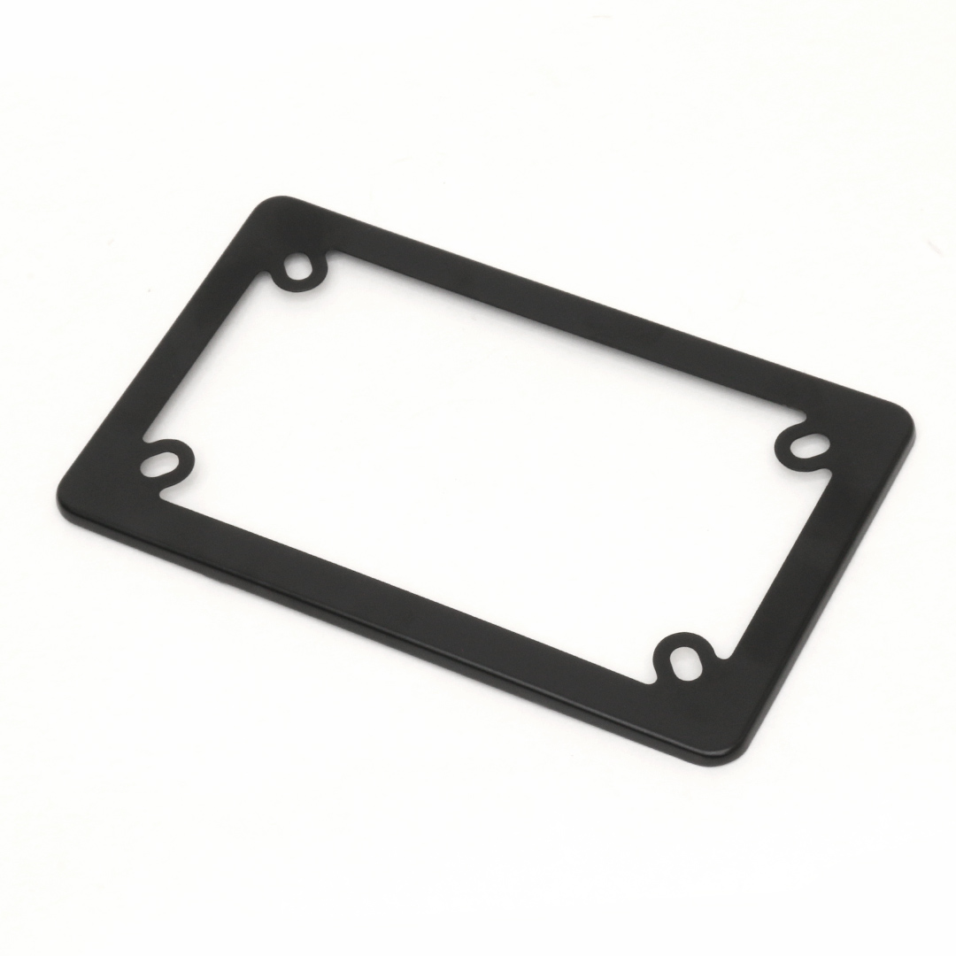 Black license plate frame