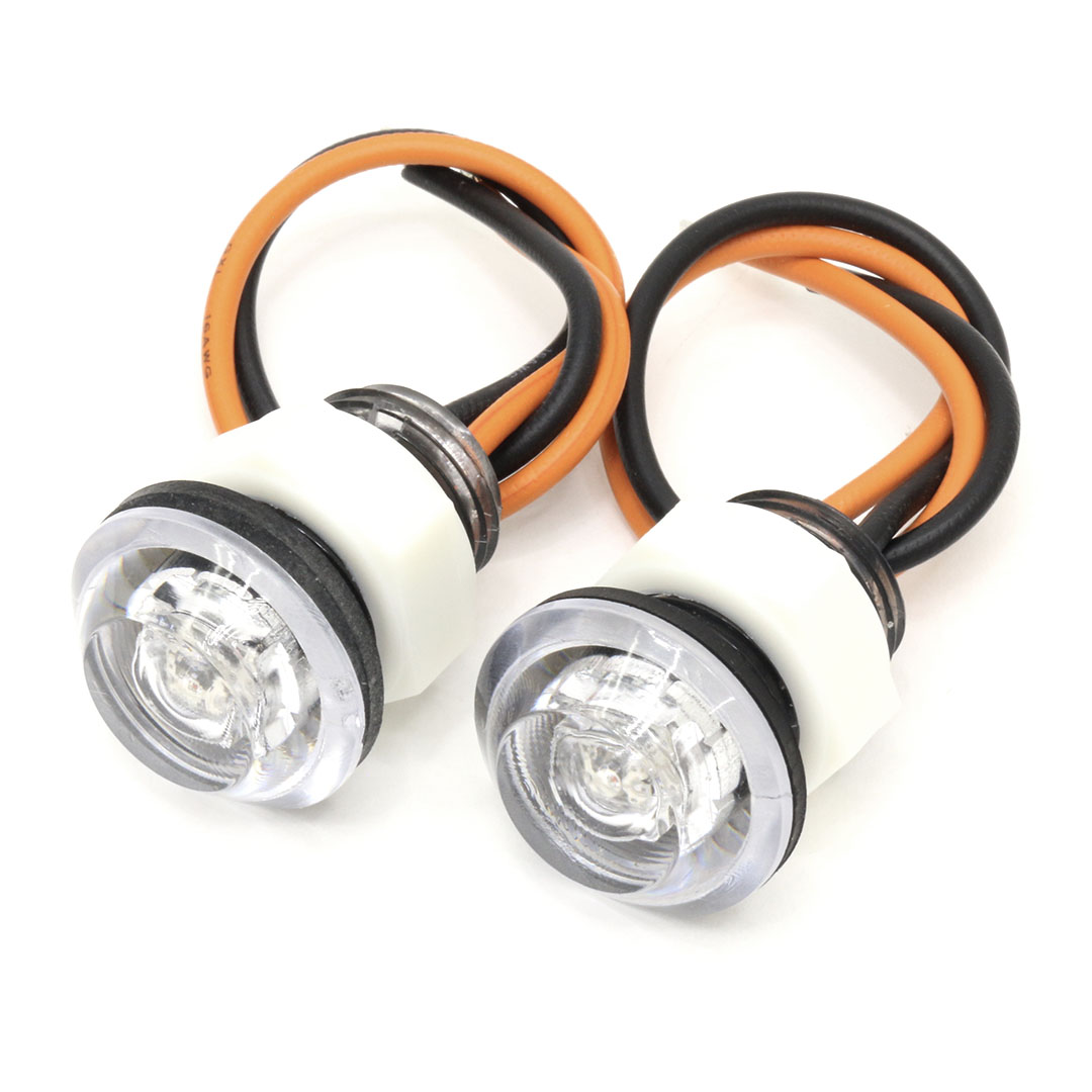 Clear LED Blinkers w/ Amber LED comes in pairs with 3D Printed Bezels - Image 7