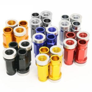 Lug nuts extended Forged Aluminum with Concave washers M12X1.5